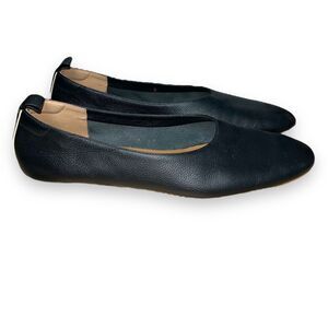 Everlane The Day Glove Italian Leather Black Flat Shoes Women's Size 9
